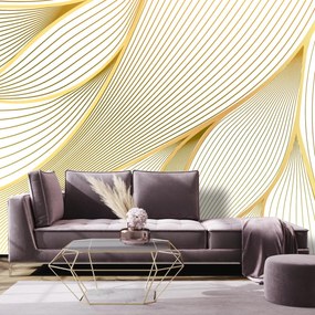 Fototapeta - Złota abstrakcja (196x136 cm)