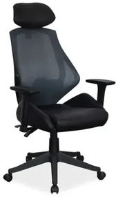 Fotel biurowy Q-406 czarny SIGNAL