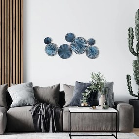 Metalowa dekoracja ścienna 79x35 cm Astrid – Wallity