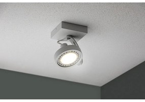 Biała lampa sufitowa z metalowym kloszem 12x12 cm Wally – GTV