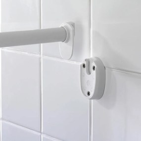 Uniwersalny narożny drążek na zasłonę prysznicową Wenko Shower Curtain Rod