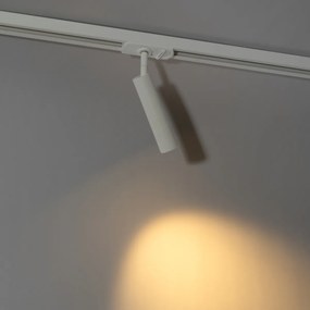 Nowoczesny reflektor biały do systemu szynowego jednofazowego - Iconic Ivy