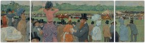 Obraz - Jean-Louis Forain, The Races at Longchamp, reprodukcje (170x50 cm)
