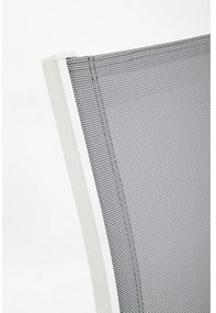 Biały aluminiowy zestaw mebli ogrodowych dla 4 osób Kallen – Bizzotto
