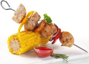 Szpikulce do szaszłyków zestaw 6 szt. ze stali nierdzewnej – Orion