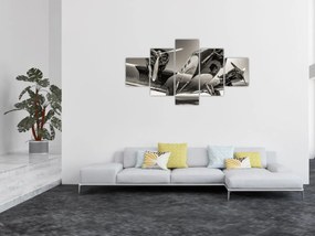 Obraz - Historyczne samoloty (125x70 cm)