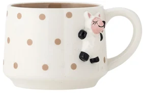 Biały kamionkowy kubek 370 ml Dolly – Bloomingville Mini