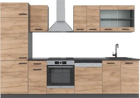 Aneks kuchenny złoty dąb power/antracyt 300x60x81.6 r-line