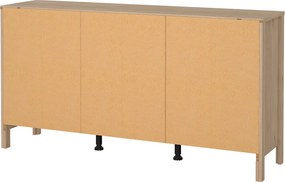 Komoda pokojowa z szafkami i szufladami Madrid 3+2, jackson hickory