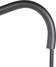 Lampa ścienna w stylu retro złota/mosiądz z kloszem - Demi