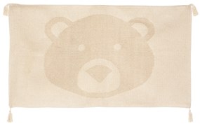 Dywan dziecięcy bawełniany MIŚ z frędzlami, 90 x 60 cm