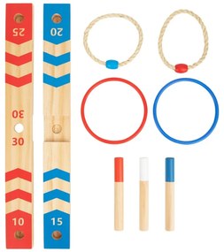 Tooky toy drewniana gra fun serso zręcznościowa ring cross