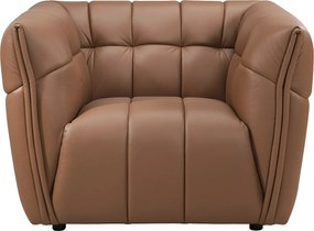 Fotel ze skóry w kolorze camel DUGORI