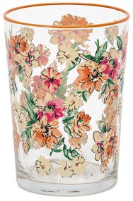 Duża szklanka w kwiatowy wzór, 510 ml