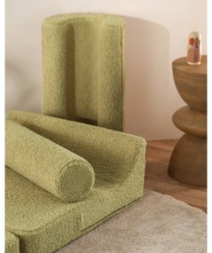 Zielony fotel dziecięcy z materiału bouclé Flipster – Wigiwama