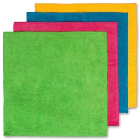 Zestaw 4 ściereczek z mikrofibry Vileda Colors, 30 x 30 cm