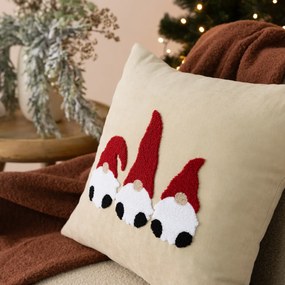 Poszewka na poduszkę Jolly Gnomes Red 43x43 cm