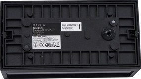 Nowoczesna lampa ścienna zewnętrzna czarna z LED IP65 - Jail