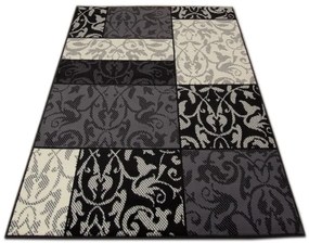Dywan nowoczesny Luna Elements  Patchwork Czarny 140 cm x 200 cm