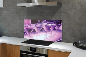 Szklany Panel Wykwintne Koktajle w Szkle