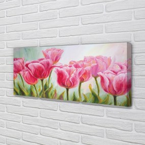 Obraz canvas na ścianę Obraz Tulipanów