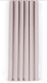 Jasnoróżowa aksamitna zasłona częściowo zaciemniająca (dimout) 530x300 cm Velto – Filumi