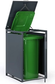 Wiata na pojemnik na odpady 240 l, 1160 x 695 x 800 mm