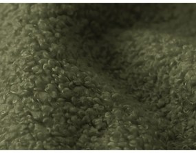 Zielona rozkładana sofa z materiału bouclé 255 cm Milu – Makamii