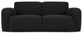 Czarna sofa z materiału bouclé 170 cm Molino – Micadoni Home