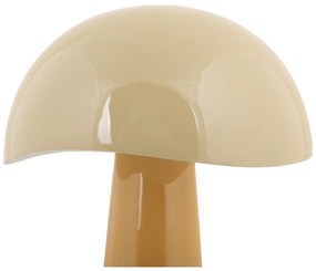 Lampa stołowa w kolorze ochry z metalowym kloszem (wysokość 33 cm) Grato – Leitmotiv