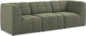 Zielona sofa z materiału bouclé 255 cm Aloha – Makamii