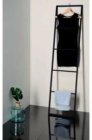 SAPHO Ska551 Ska wieszak na ręczniki 42 x 170 x 2cm, czarny matowy