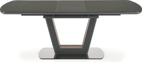 Stół BILOTTI 160(200)x90 antracyt mat/orzech rozkładany