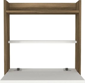 Biurko Laptop White and Walnut