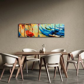 Obraz - Port w Wenecji (170x50 cm)