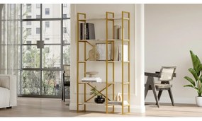 Regał Vento Double Marble and Gold, M