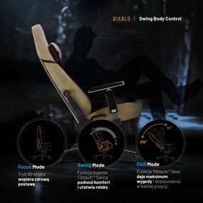 Fotel Diablo X.Eye Prime Broken Gold Normal Size