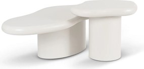 Zestaw Stolików Kawowych ROSALIE Biały Nowoczesny