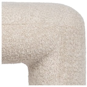 Beżowa ławka z materiału bouclé Suave – Ixia