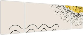 Obraz - Abstrakcyjny obraz plaży N⁰1 (170x50 cm)