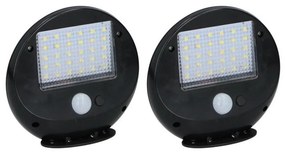 Grundig - Zestaw 2x LED lampy solarne ścienne z czujnikiem LED/3,2V 600 mAh