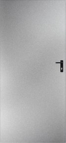 Drzwi blaszane 80, lewa, ocynkowana