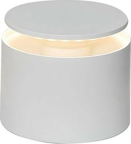 Przenośna i ładowalna biała lampa stołowa LED typu push-up