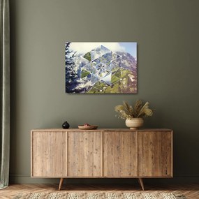 Obraz na szkle - Figura geometryczna (70x50 cm)