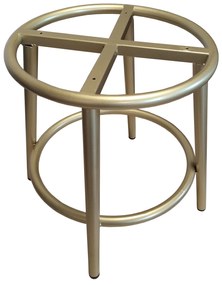 Taboret Ben noga metalowa złota MG09