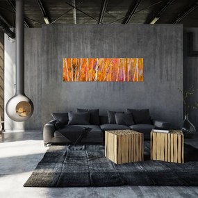 Obraz - Jesienny las (170x50 cm)
