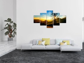 Obraz wschodu słońca (125x70 cm)