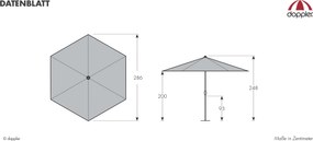 Derby BASIC LIFT NEO 300 cm antracyt