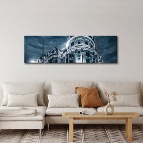 Obraz architektury w ciemności (170x50 cm)