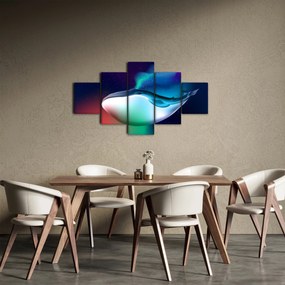 Obraz - Kosmiczny wieloryb (125x70 cm)